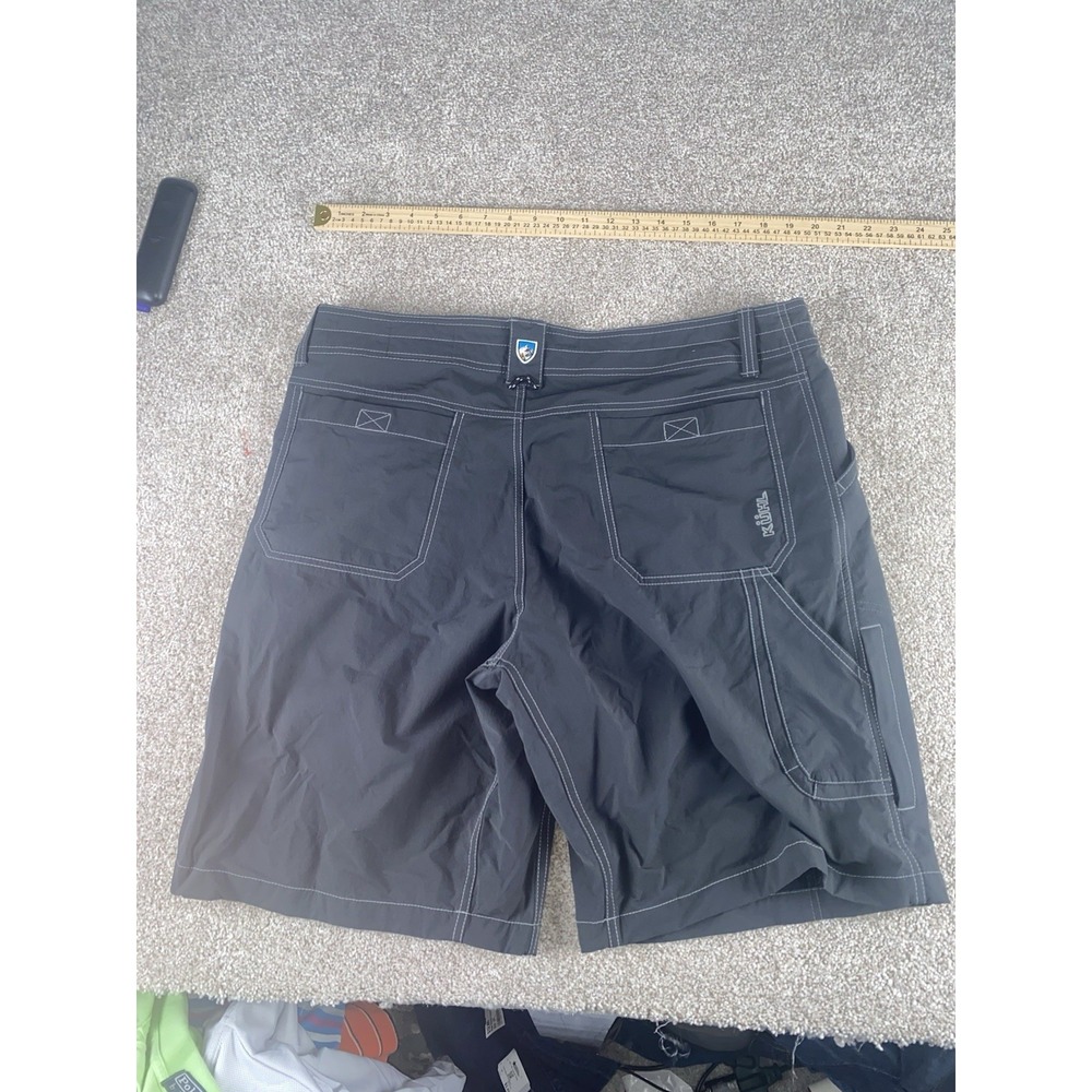 Kuhl Born In The Mountains Shorts Gray Nylon/Stretch Mens 40 Cargo Pockets 10" - Picture 7 of 7